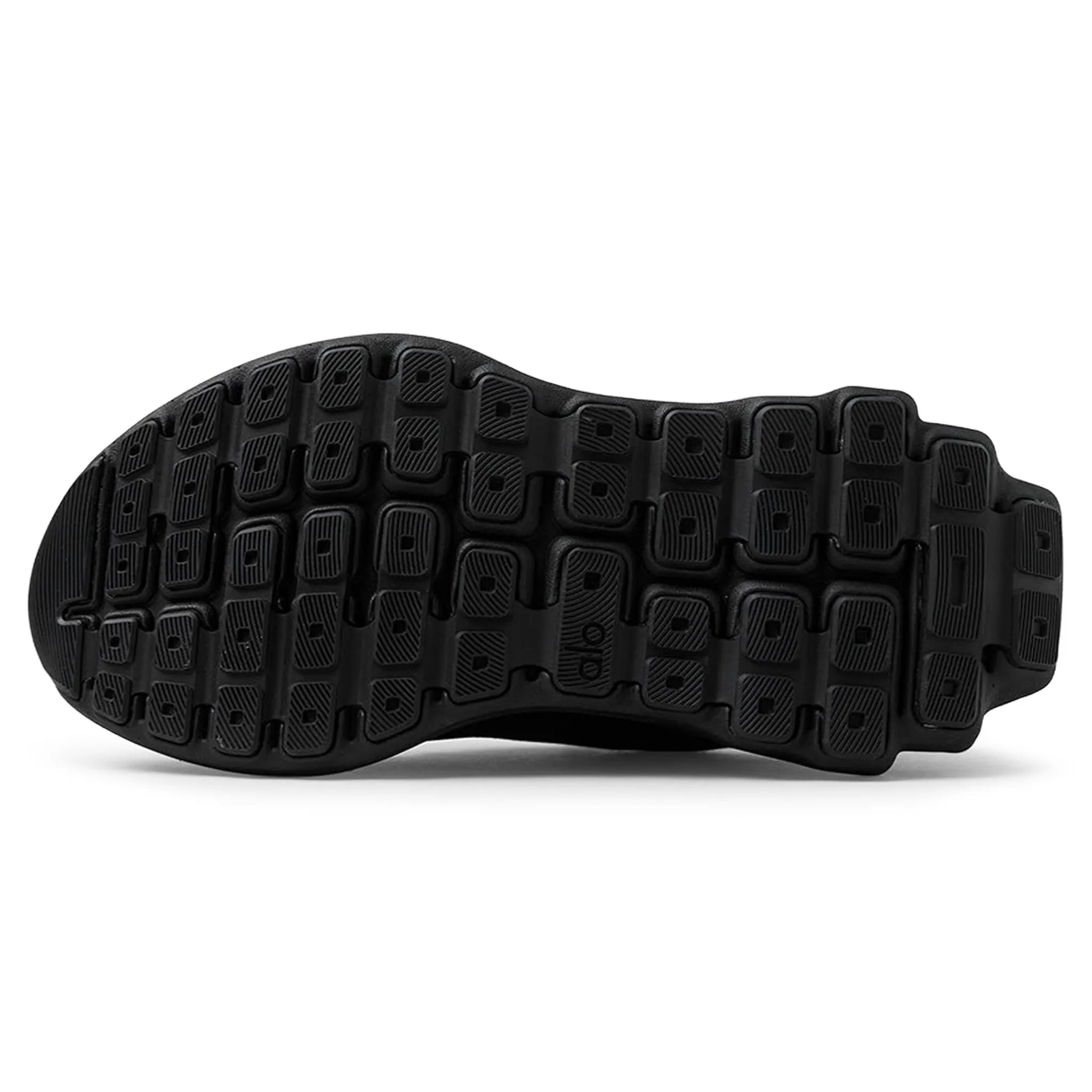 Sole View of Alo Yoga Black Runner